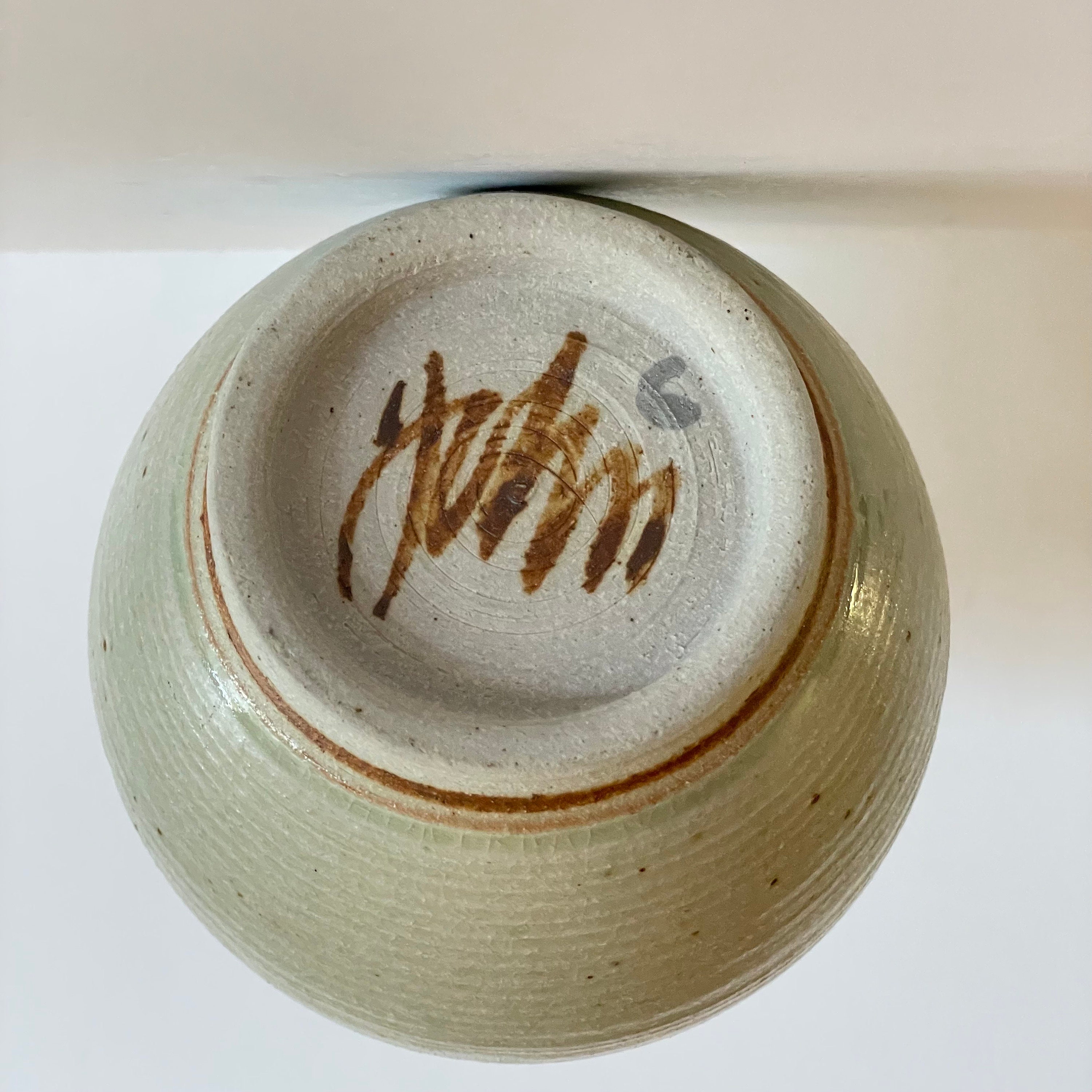Vintage Studio Pottery Vase Signed Handmade Pottery 6” - Etsy