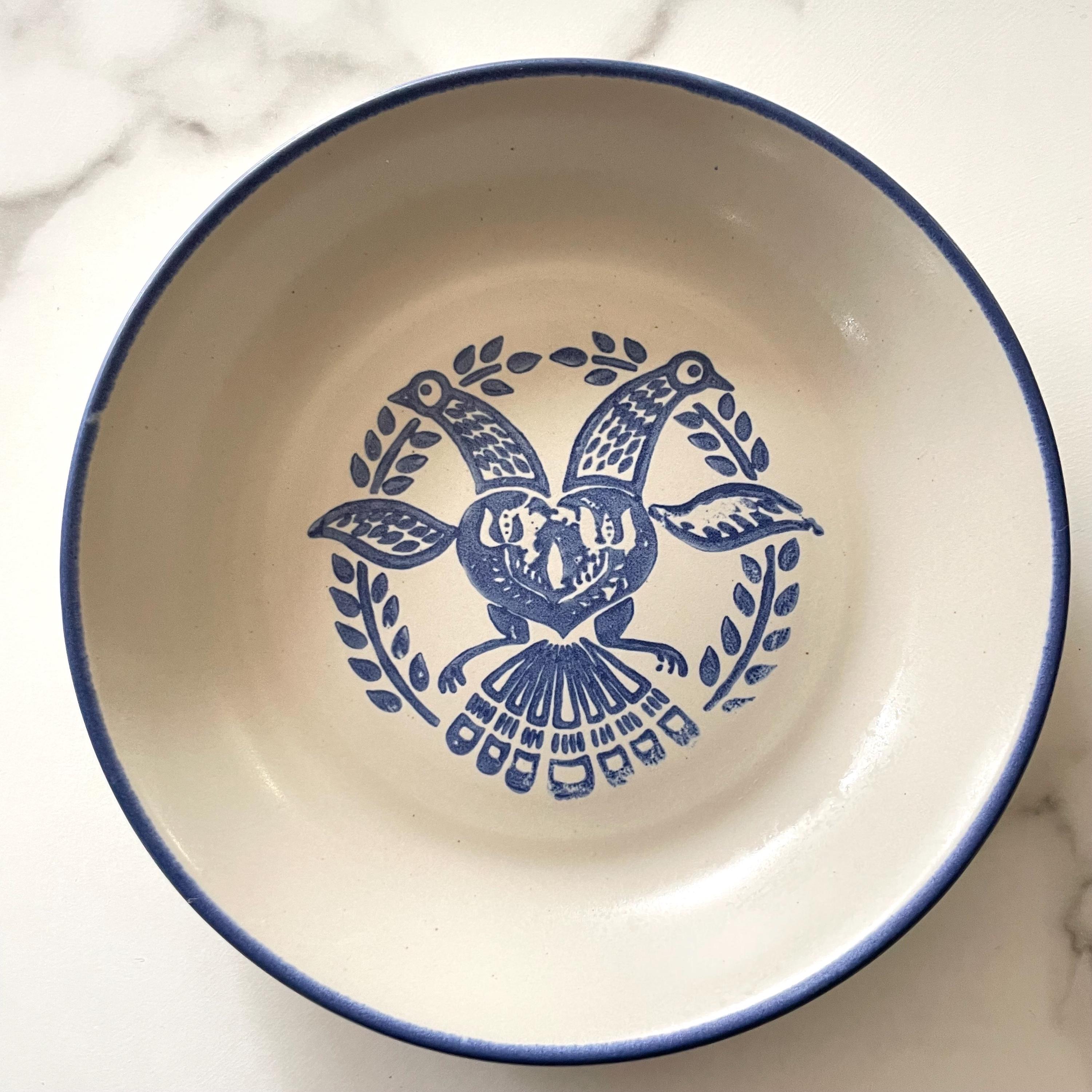 Blue Bird Pie Pan - Etsy display picture 1