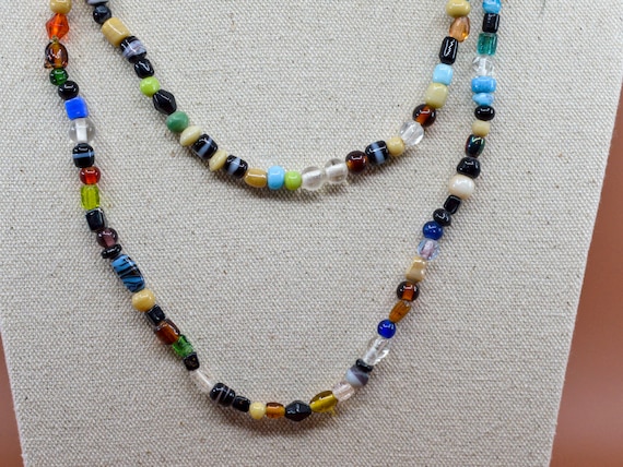 Multi color , glass beads, womens, fashion neckla… - image 2