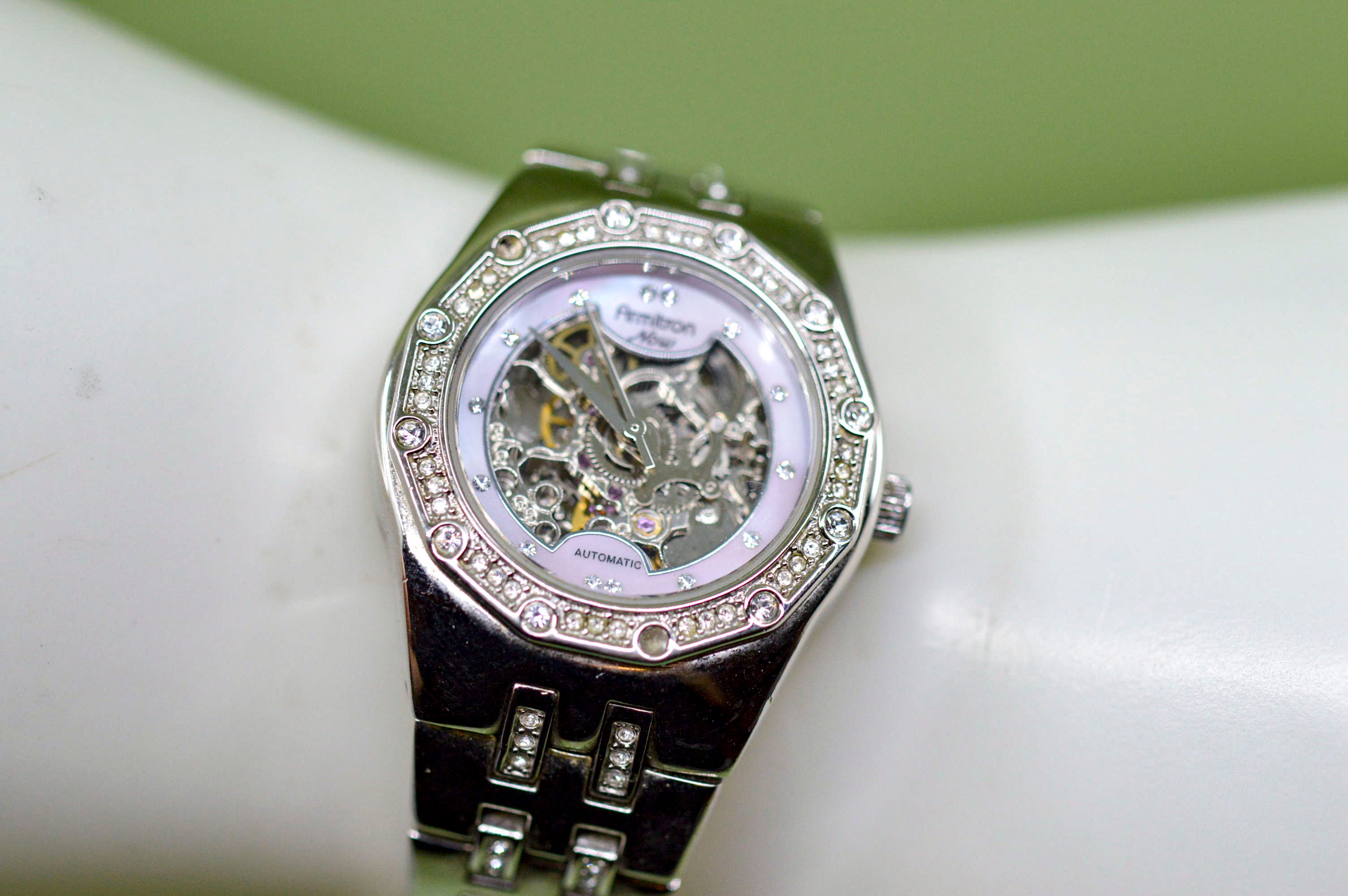 Armitron tono plateado automatico mecanico reloj de pulsera para mujer Etsy Espana
