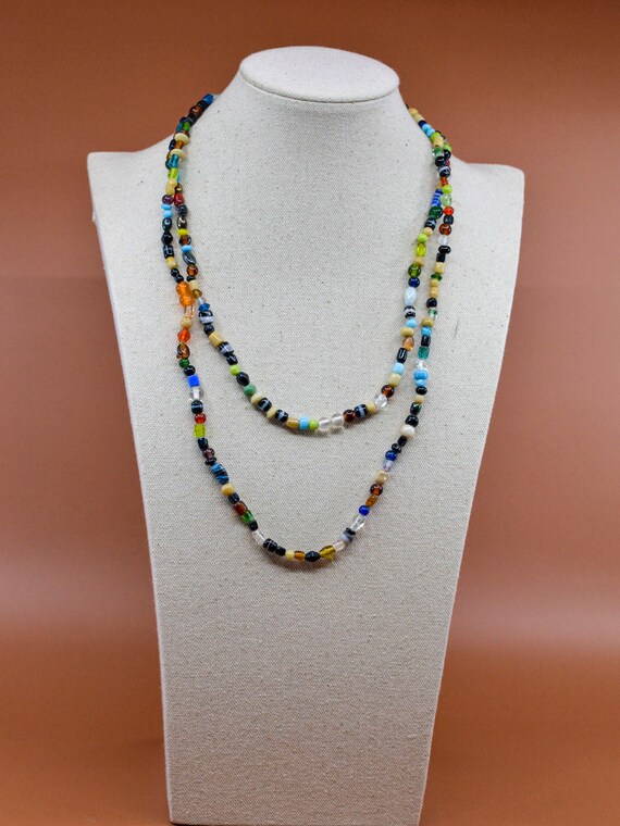 Multi color , glass beads, womens, fashion neckla… - image 3