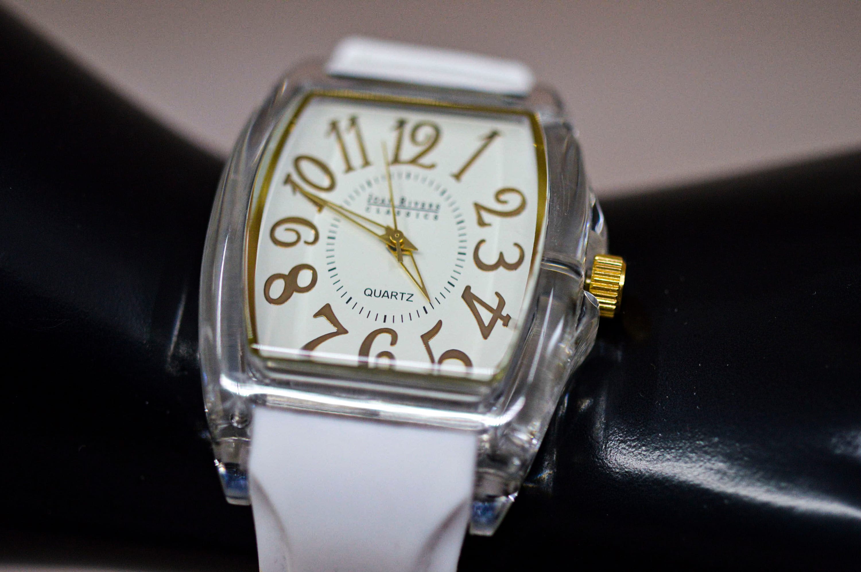 Joan Rivers Classics Large Face Watch - White Joan Rivers Watch - Etsy main image 3