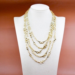 Gold tone, women&#39;s fashion necklace