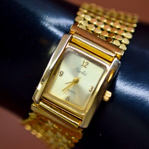 Fiorlini , gold tone, mesh bracelet, womens, fashion writ watch