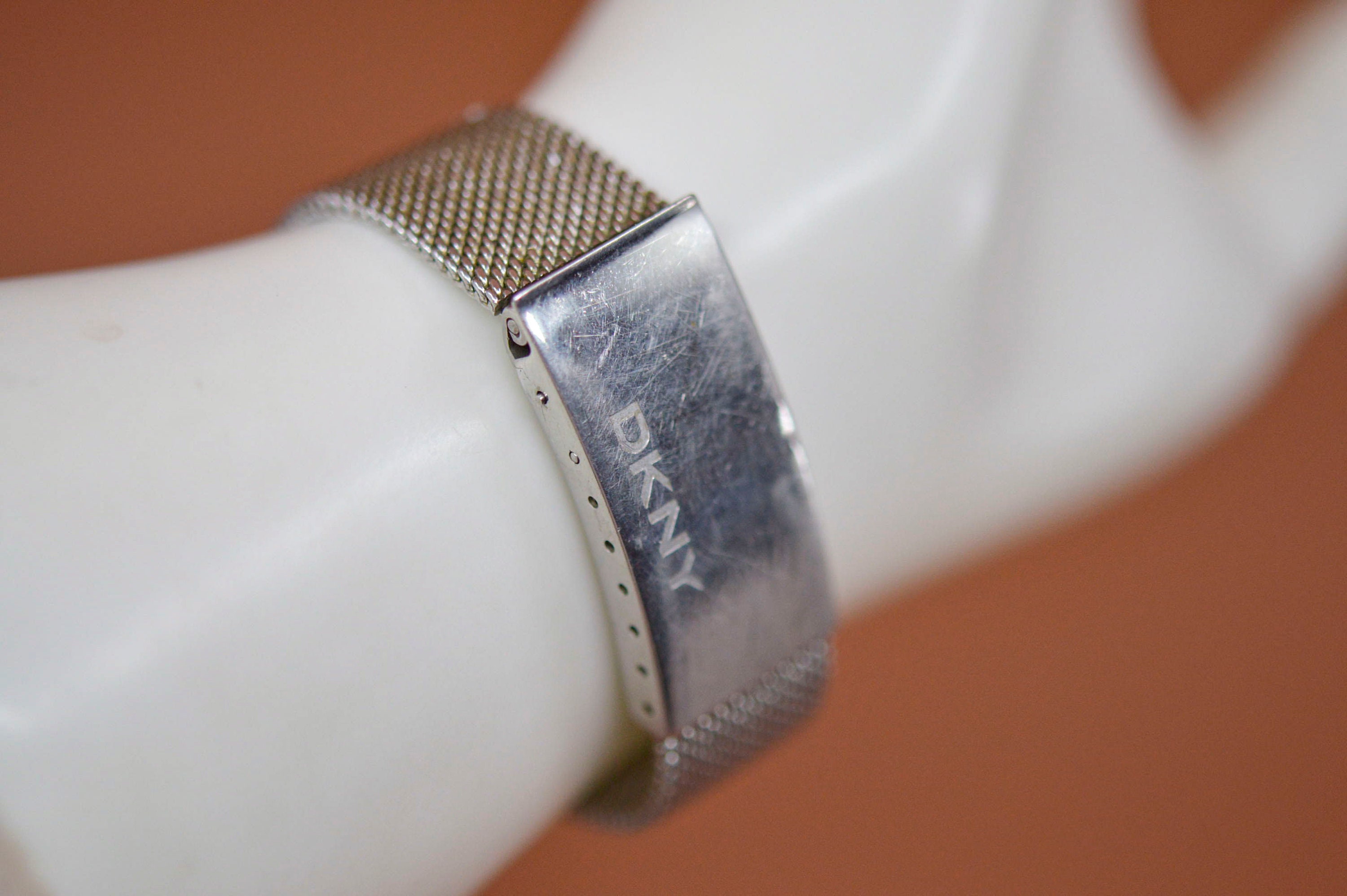 DKNY , Silver Tone , Mesh Bracelet, Womens Watch - Etsy