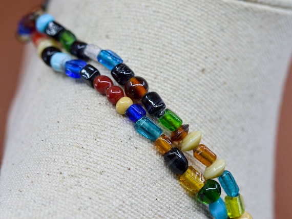 Multi color , glass beads, womens, fashion neckla… - image 7