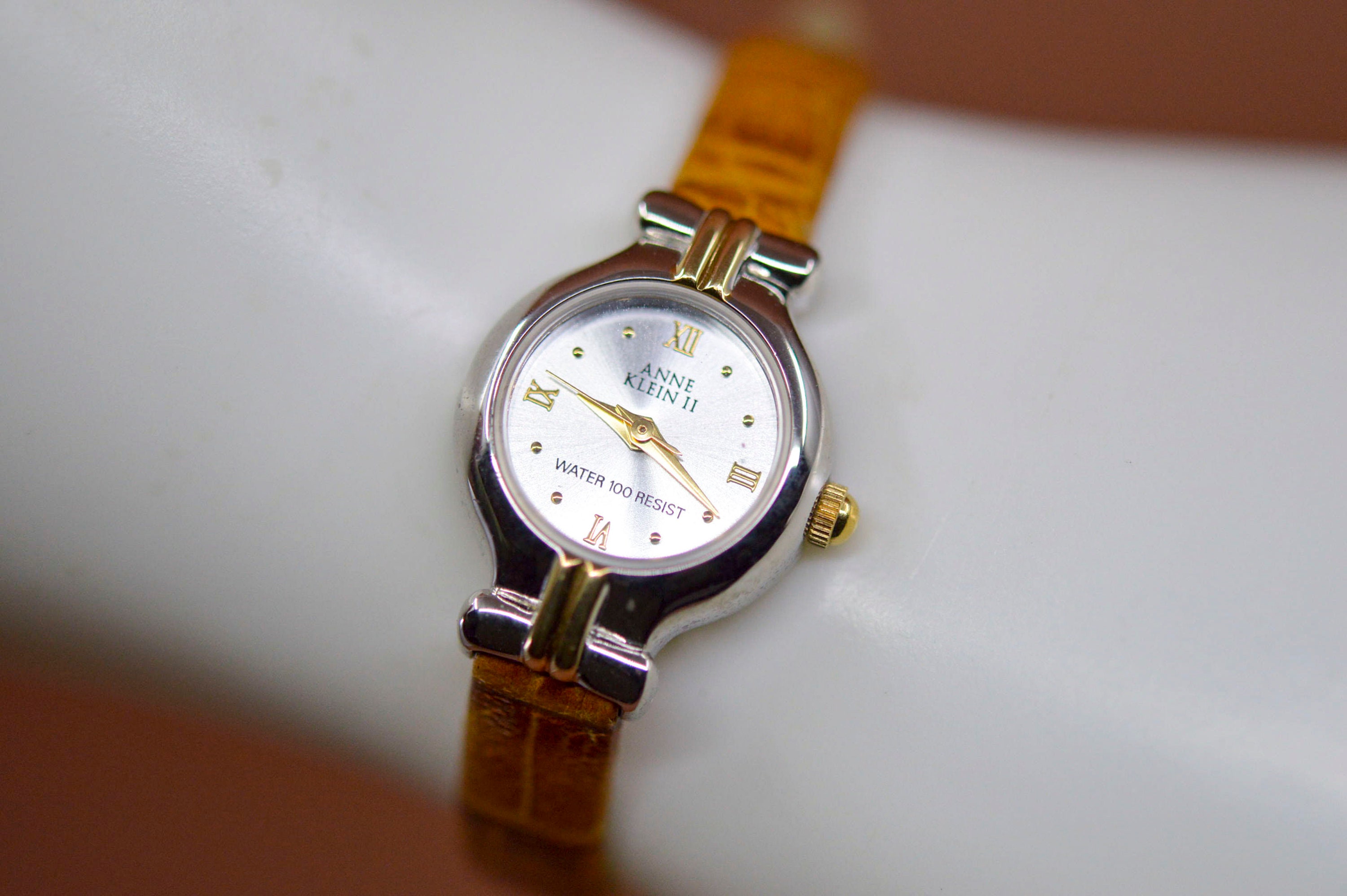Anne Klein Silver Tone, Womens Fashion, Small Wrist Watch - Etsy display picture 2