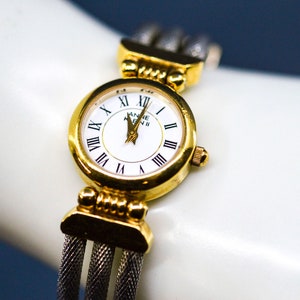 Anne Klein II gold- und silberfarben, Damenuhr