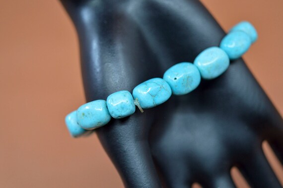 Blue tone, womens, fashion stretch bracelet - image 4