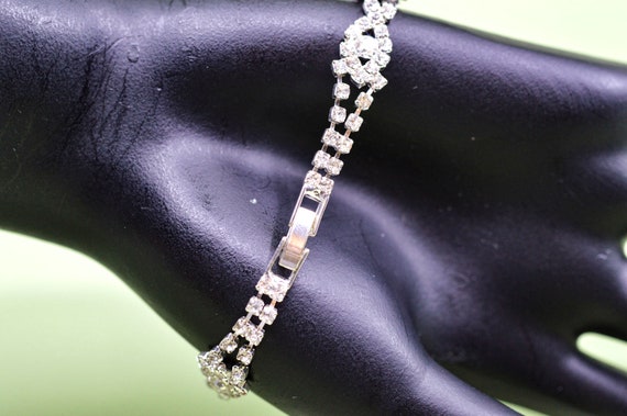 Silver tone with crystals, womens, fashion , stat… - image 6