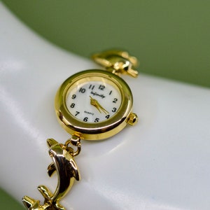 Gold tone, womens , fashion wrist watch