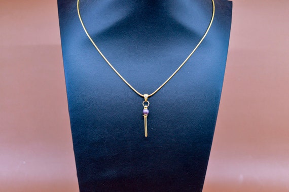 Gold tone, womens, pendant, long necklace, 28 inc… - image 7