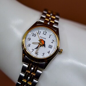 Pulsar, Gold und Silber Ton, Damen, Quarz Armbanduhr