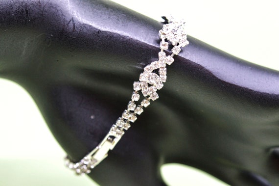 Silver tone with crystals, womens, fashion , stat… - image 5
