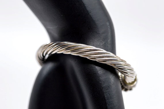 Silver and gold tone, womens, fashion cuff bracel… - image 4