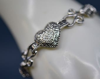 Silver tone, womens, fashion bracelet