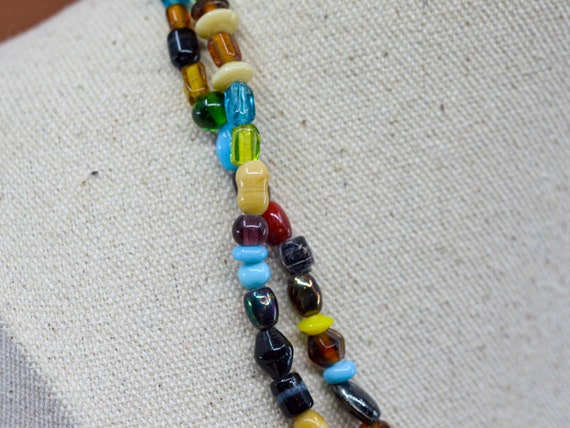 Multi color , glass beads, womens, fashion neckla… - image 6