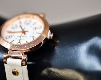 Nine West, Rose Gold Tone, Womens Fashion Wrist Watch - Etsy display picture 3