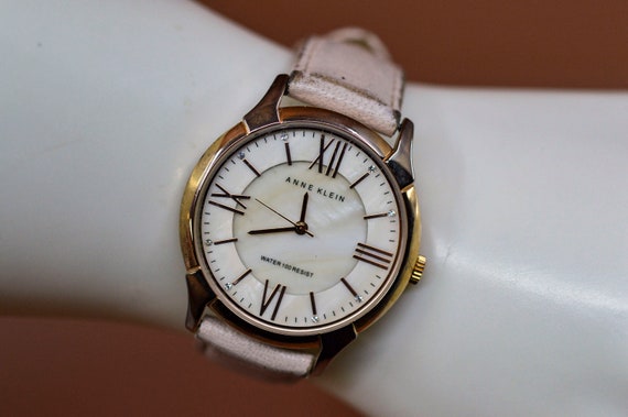 Anne klein clearance gold tone watch
