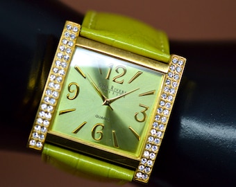 Joan Rivers Classsic , Green and Gold Tone, Womens,fashion  display picture 1