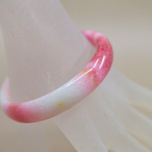 Pink and white tone, stone , womens, bangle , bracelet