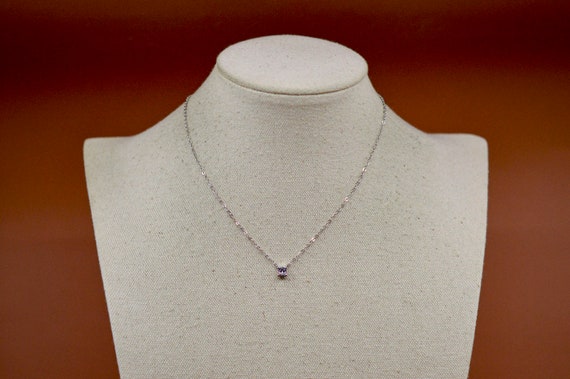 Silver tone , marked S925, crystaal, pendant neck… - image 5