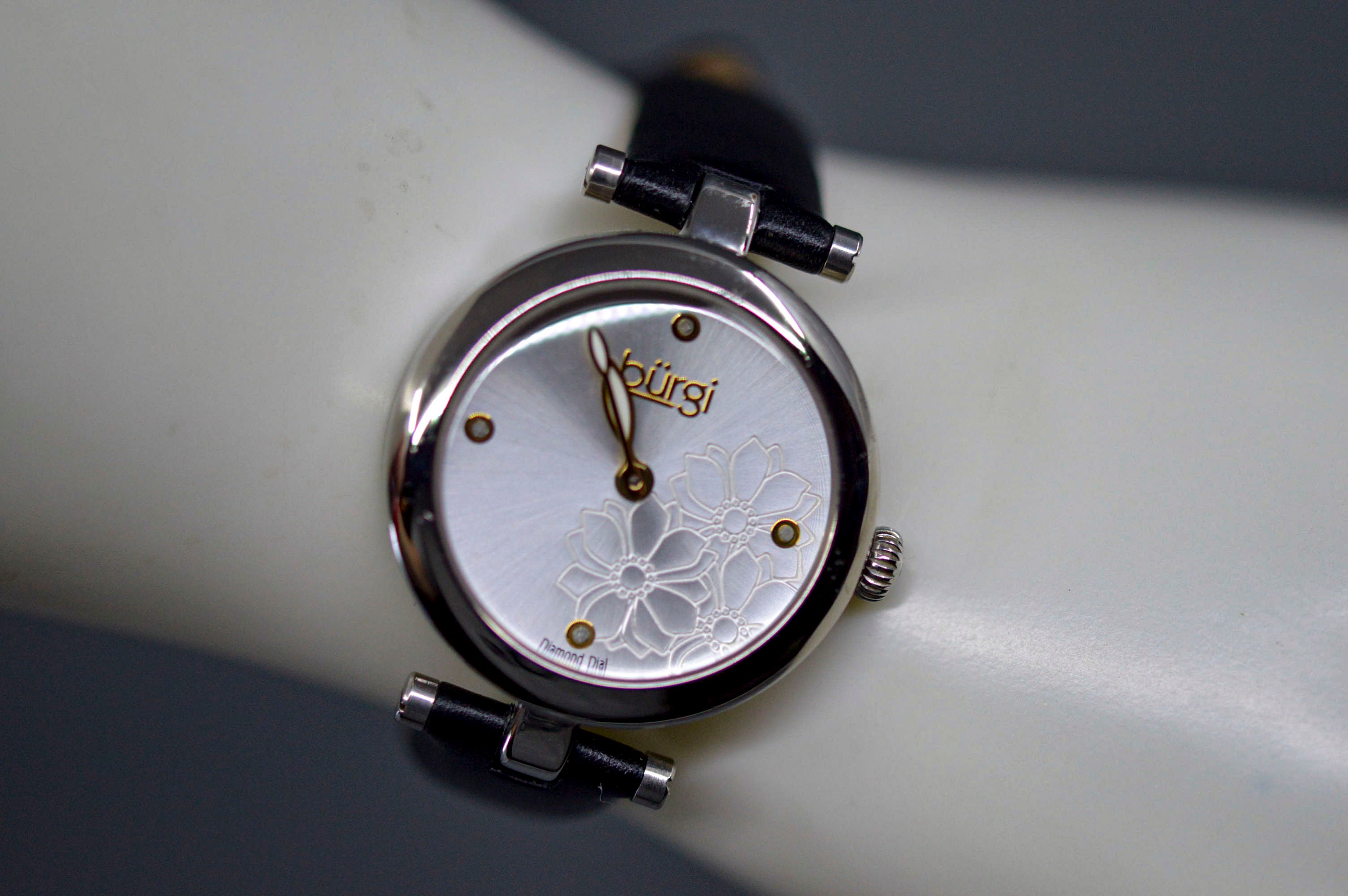 Burgi, Silver Tone, Womens, Fashion Wrist Watch - Etsy display picture 2