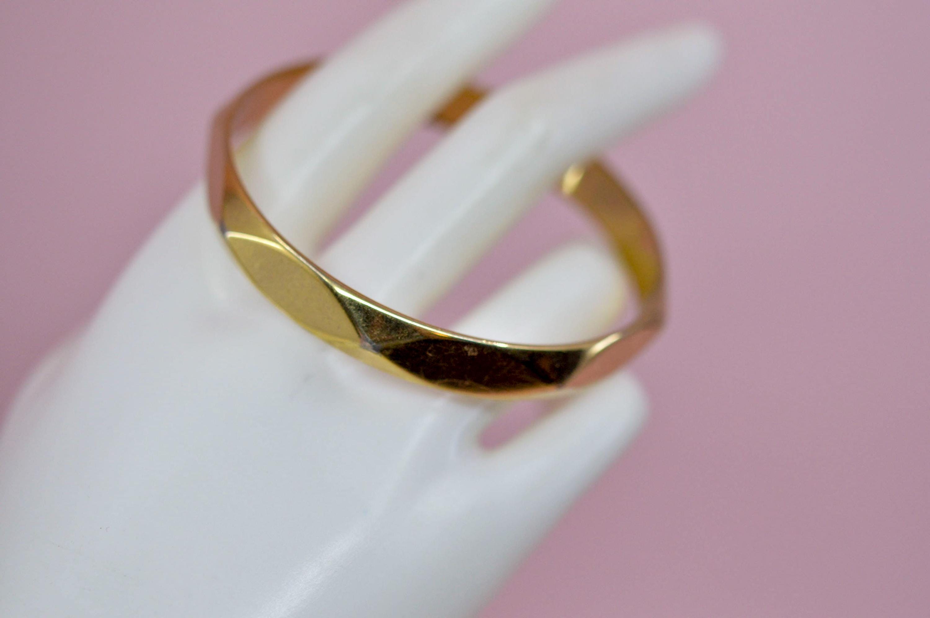 モネ、ゴールドトーン、レディースバングルブレスレット - Etsy 日本