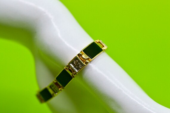 Gold and green tone, Asian style, womens, fashion… - image 3