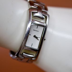 DKNY , silver tone, womens fashion wrist watch