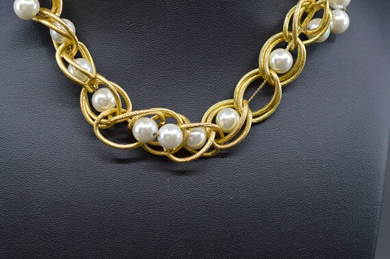 Gold and white tone, womens, fashion , choker nec… - image 3