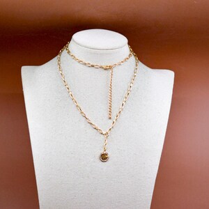 Gold tone, women&#39;s fashion necklace