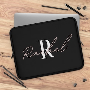 Custom Name Laptop Sleeve, Personalized Laptop Bag, Monogram Custom Laptop Case, Laptop Sleeve, 13&quot; 14&quot; 15&quot; 16&quot;MacBook Sleeve, iPad Cover
