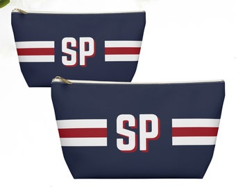 Borsa monogramma personalizzata, regalo migliore amico, borsa per trucco personalizzata, regalo personalizzato, borsa da spiaggia monogramma, borsa per il trucco, borsa per cosmetici, borsa di tela