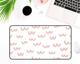 Abstract Desk Mat, Keyboard Mat, Boho Desk Pad, Desk Accessories, Large Gaming Mouse Pad, Boho Office Desk Accessories Decor Gift for her