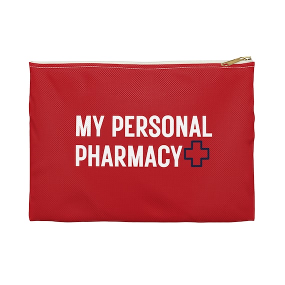 My Personal Pharmacy Zipper Bag Medicine Bag Medicine Pouch Meds Organizer Travel Bag Travel Organizer Travel Gift First Aid Kit Etsy