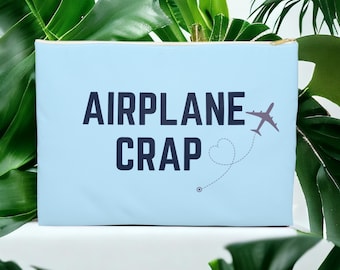 Airplane Stuff Pouch Flight Essentials Pouch Airplane Travel Bag Travel Accessory Pouch Airplane Toiletry Bag Travel Gift Bags for Women