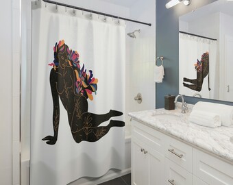 Nude Woman Shower Curtain - Etsy