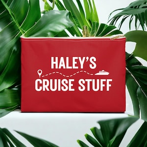 Cruise Travel Pouch Cruise Makeup Bag Cruise Essentials Kit Cruise Survival Kit Girls Cruise Trip Bags Cruise Ship Cosmetic Bag Oh ship Kit