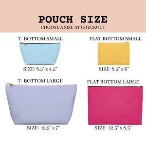 a picture of a pouch size chart