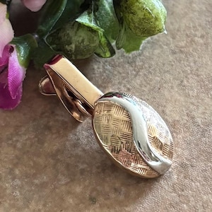 Vintage Hickok Gold Filled Oval Tie Bar, Men’s Jewelry