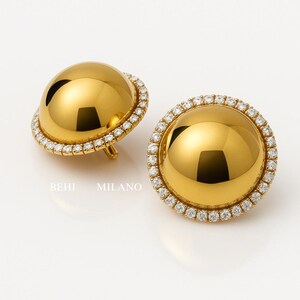 Statement earrings 18k Gold Plated minimalist,fashion, trendy, everyday jewelry,gift for her, drop earrings, stylish,elegance, gemstone shin