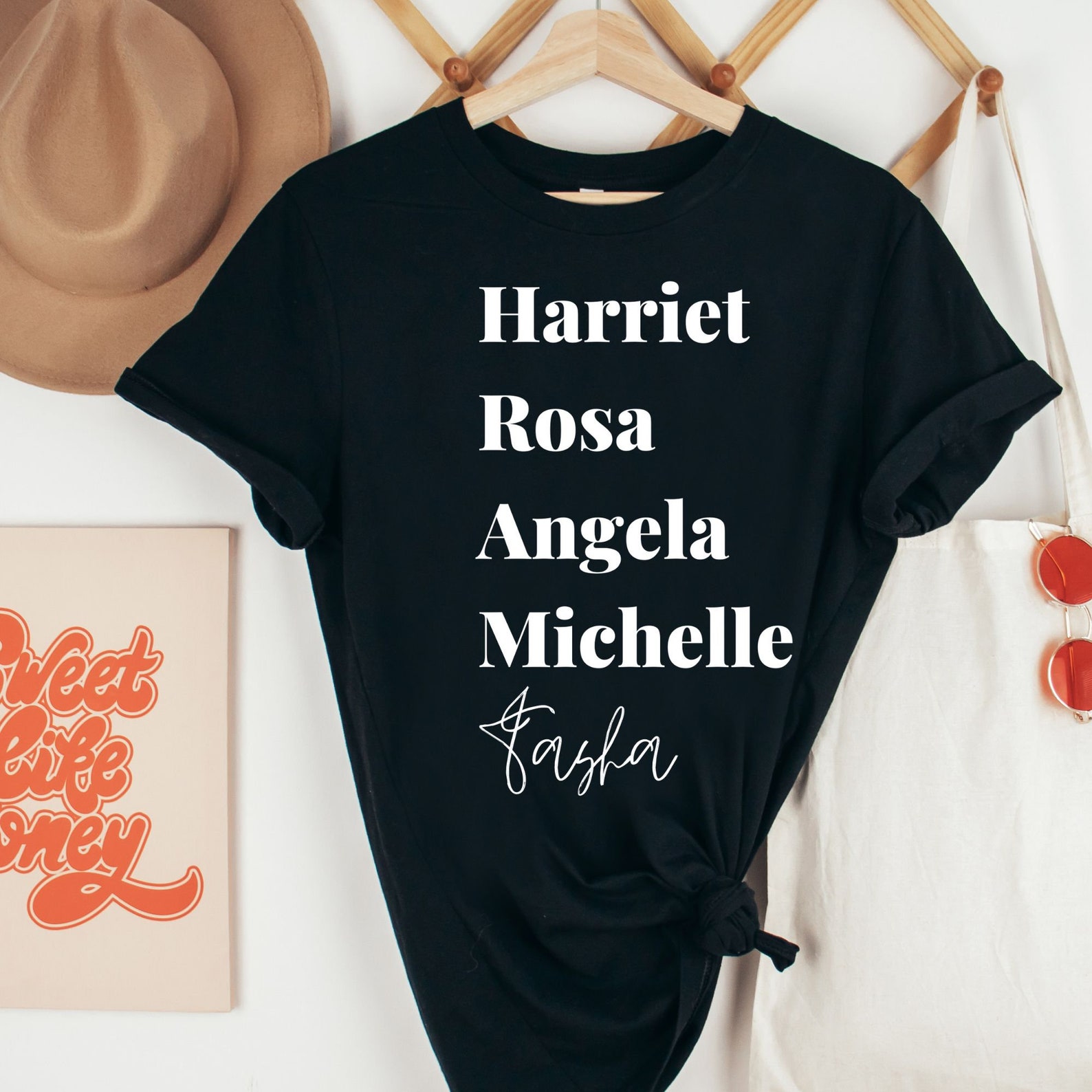 Harriet Rosa Angela Michelle Custom Shirt Black History - Etsy