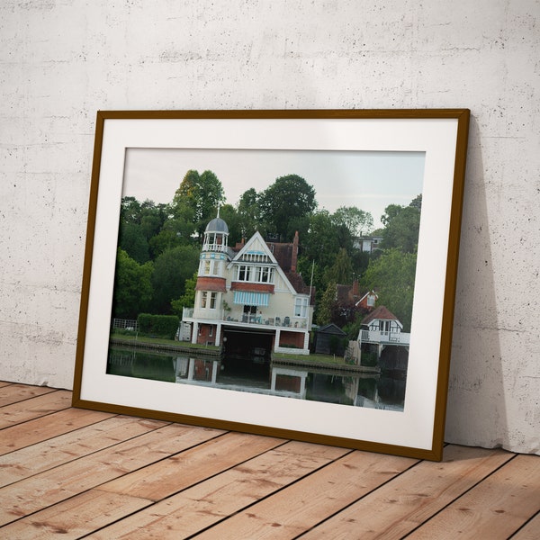 fluss haus wand bilder haus fotografie home decor friedliche szene bilder landschaft bilder druck