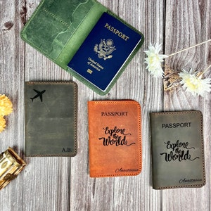 Personalized Passport Cover, Custom gift for mom, Passport wallet, Great Travel Gift. Passport Holder, Leather Wallet, Custom Passport Cover