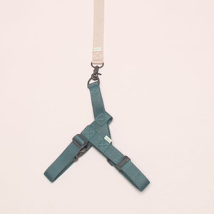 Green Daily Dog Harness Leash Set L-Shape Harness for Small Medium Large dogs Adjustable Dog Harness Soft Harness Gift for Puppy and Dogs