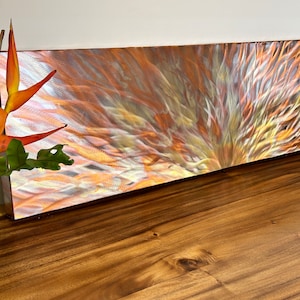 Contemporary Copper Art: Large Metal Wall Sculpture, Modern Home Decor, Office Wall Hanging, Unique Anniversary Gift
