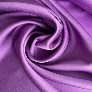 Heavy fabric with an elegant sheen. Natural material, soft, draping, perfect for loose pants, blouses, dresses, skirts.