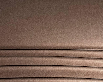 Italian wool flannel with a touch of cashmere in an elegant birch color. High-quality material for coats, blazers, and trousers.