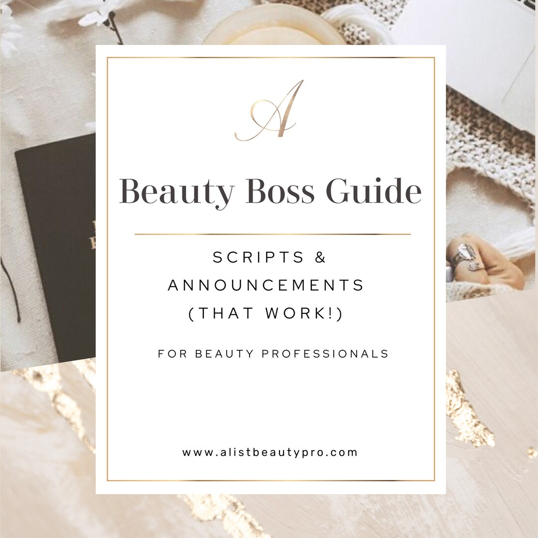 Beauty Therapist Client Communication Scripts so You Never Have to ...
